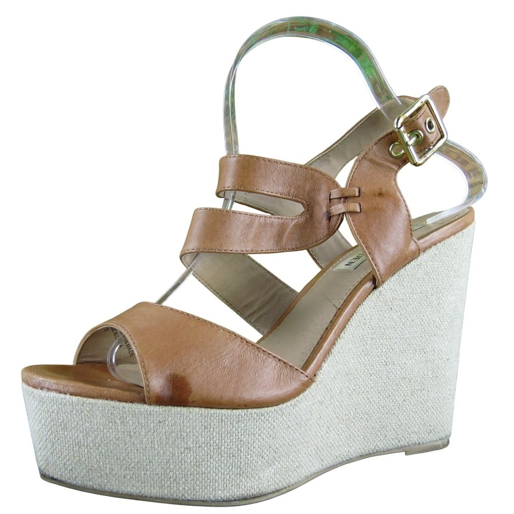 Steve Madden Women's Marcii Ankle Strap Brown Leather Sz 8 Medium Used 2025